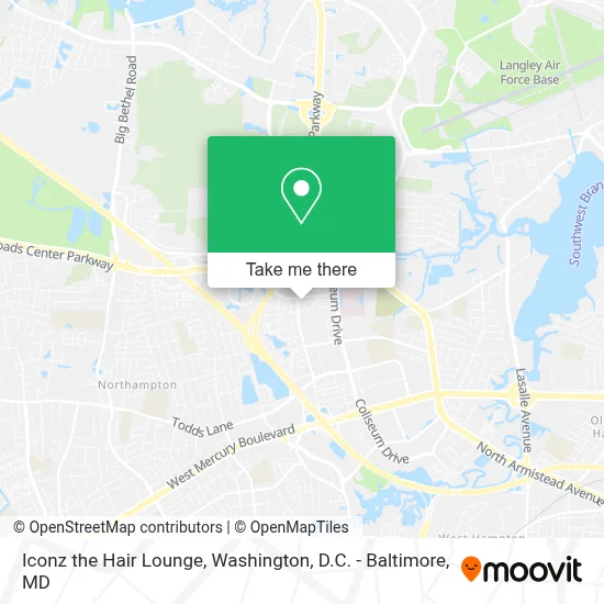 Iconz the Hair Lounge map