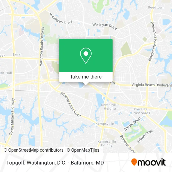 Topgolf map
