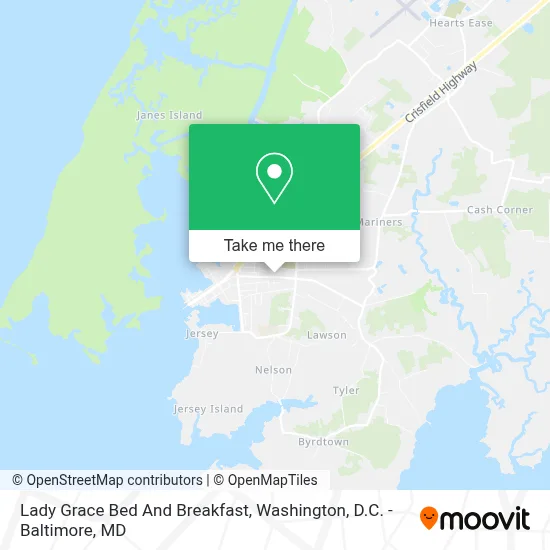 Lady Grace Bed And Breakfast map