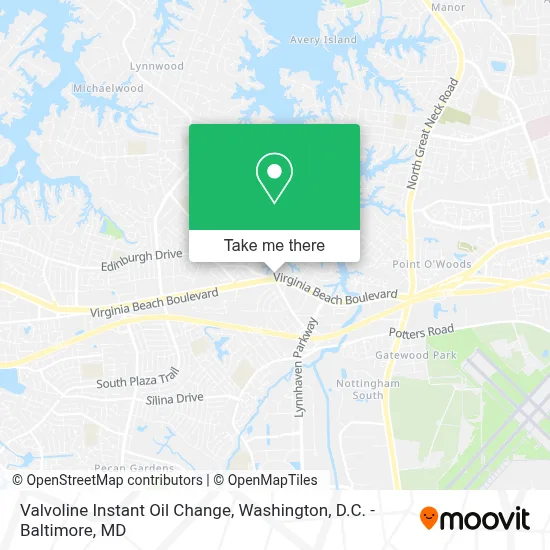 Valvoline Instant Oil Change map