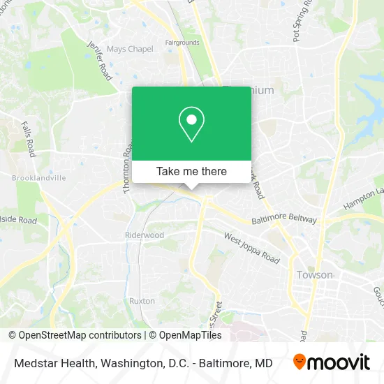 Medstar Health map