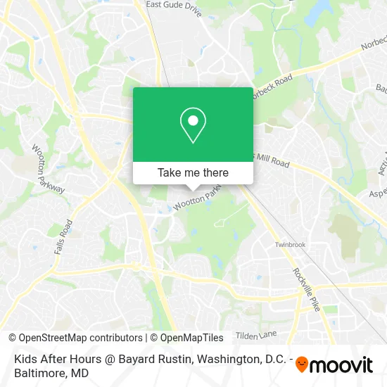 Kids After Hours @ Bayard Rustin map