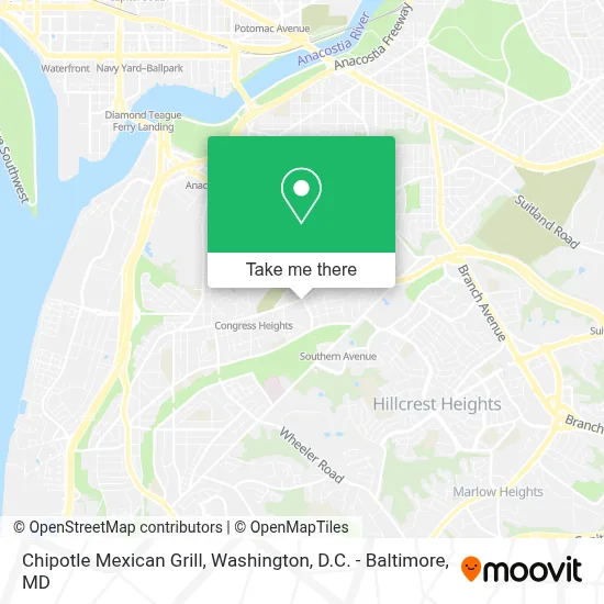 Chipotle Mexican Grill map