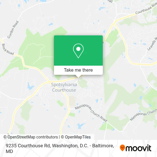 9235 Courthouse Rd map