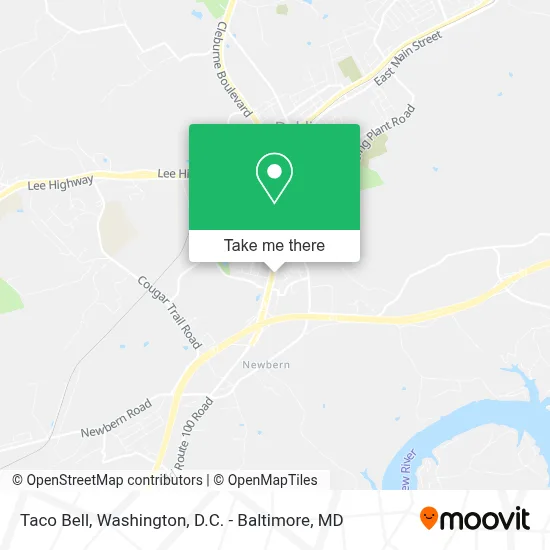 Taco Bell map