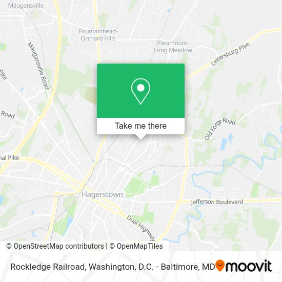 Rockledge Railroad map