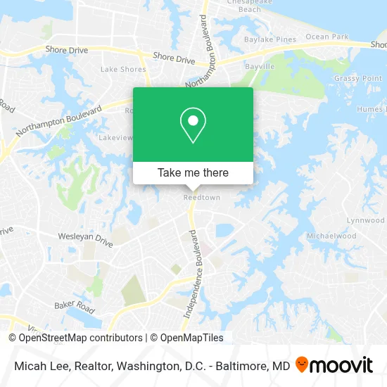 Micah Lee, Realtor map