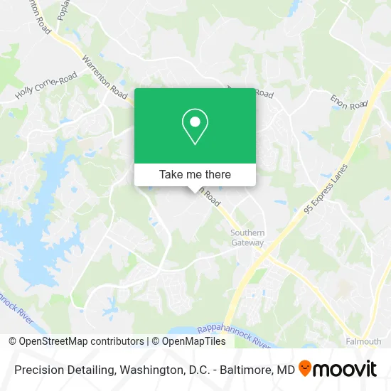 Precision Detailing map