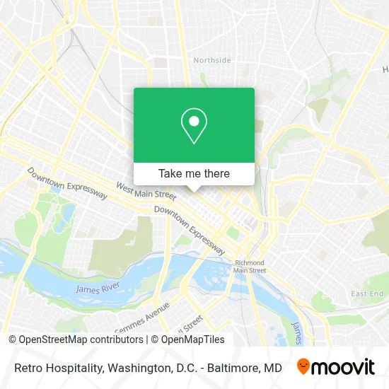Retro Hospitality map