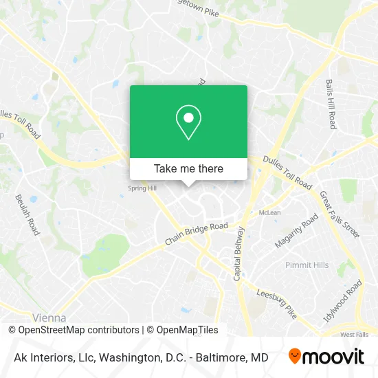 Ak Interiors, Llc map