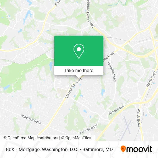 Bb&T Mortgage map