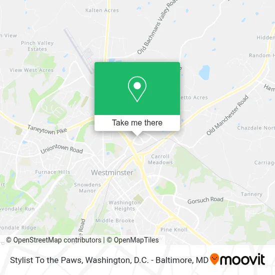 Stylist To the Paws map
