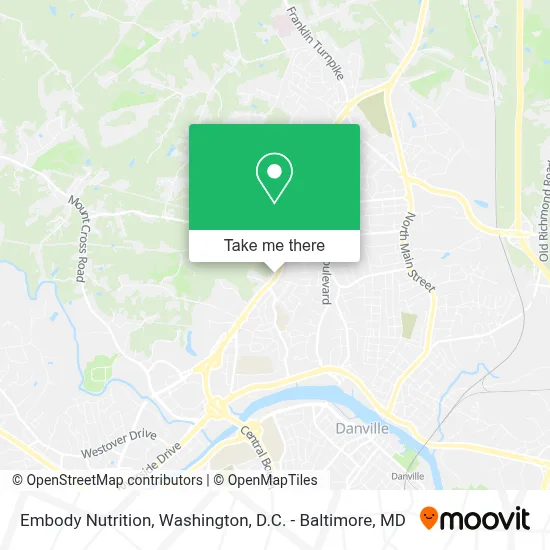 Embody Nutrition map