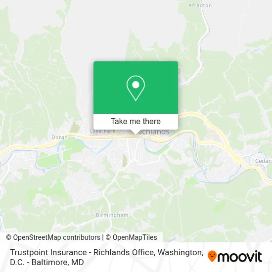 Trustpoint Insurance - Richlands Office map