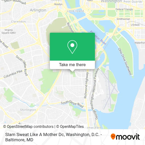 Slam Sweat Like A Mother Dc map