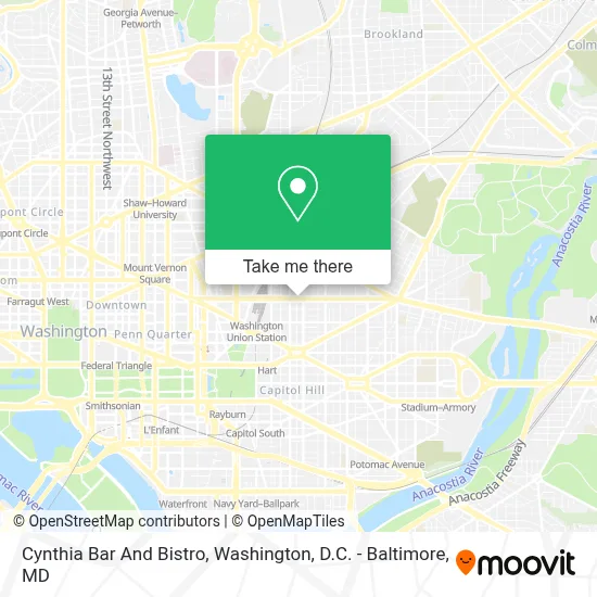 Cynthia Bar And Bistro map