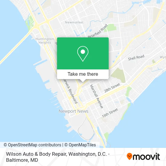 Wilson Auto & Body Repair map
