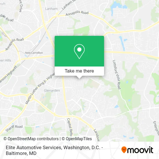 Elite Automotive Services map