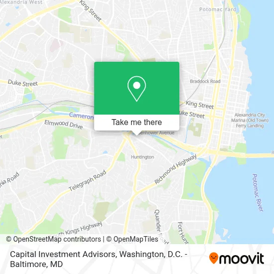 Capital Investment Advisors map
