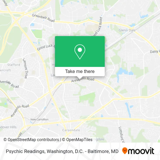 Psychic Readings map