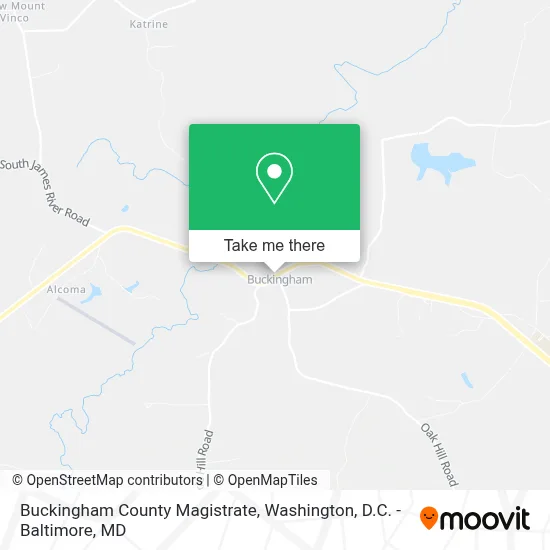Buckingham County Magistrate map