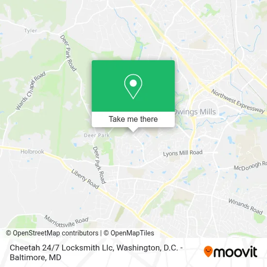 Cheetah 24/7 Locksmith Llc map