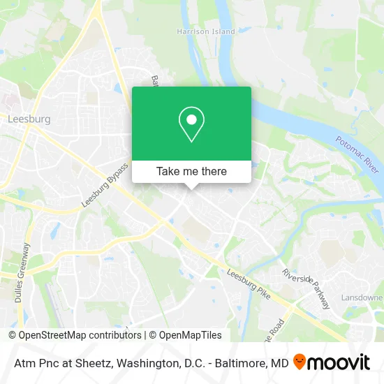 Atm Pnc at Sheetz map