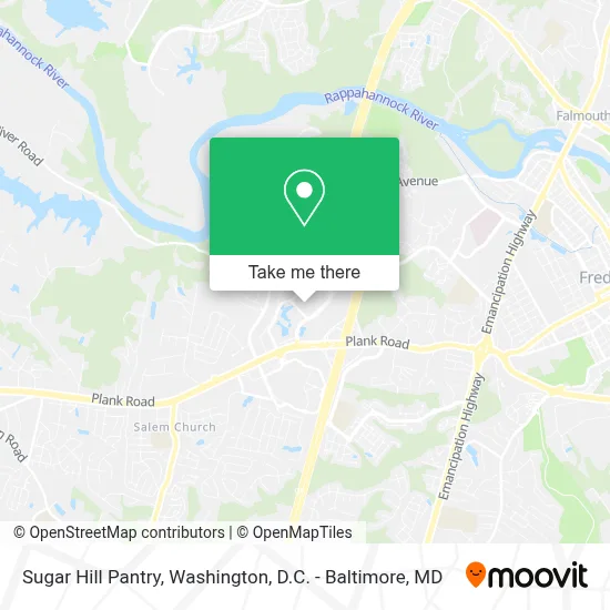 Sugar Hill Pantry map