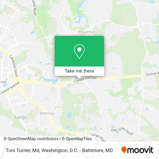 Toni Turner, Md map