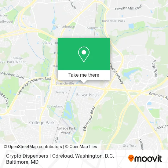 Crypto Dispensers | Cdreload map