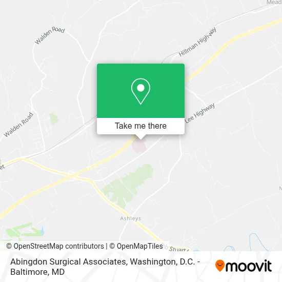 Abingdon Surgical Associates map