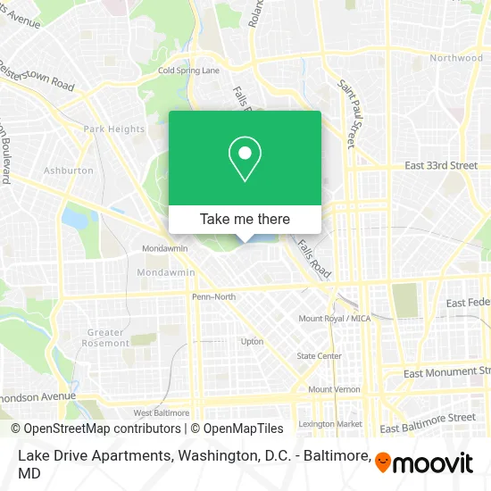 Lake Drive Apartments map