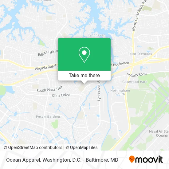 Ocean Apparel map