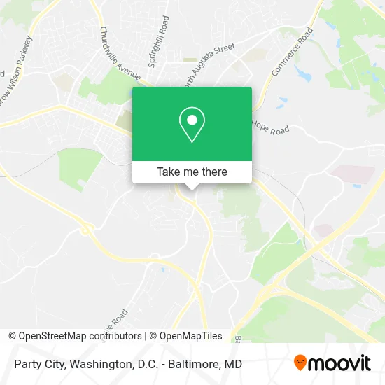 Party City map
