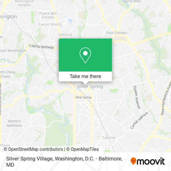 Silver Spring Village map