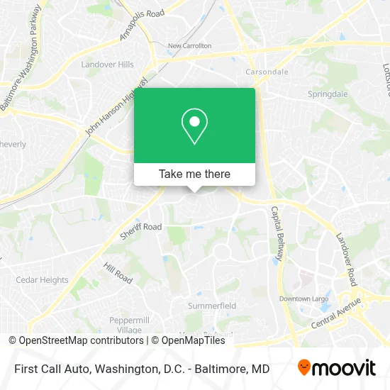 First Call Auto map
