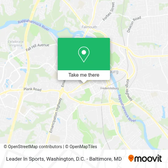 Leader In Sports map