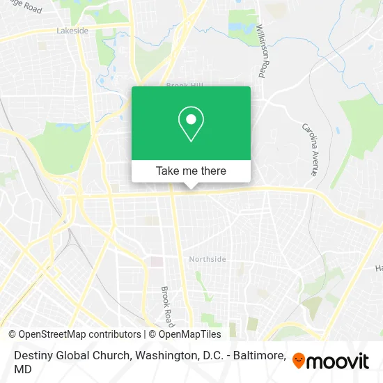 Destiny Global Church map