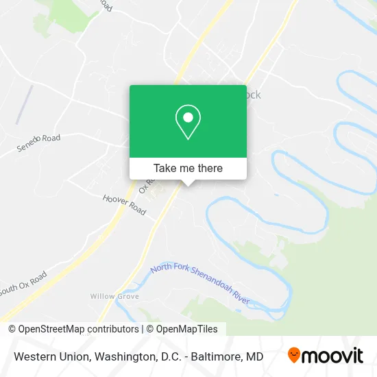 Western Union map