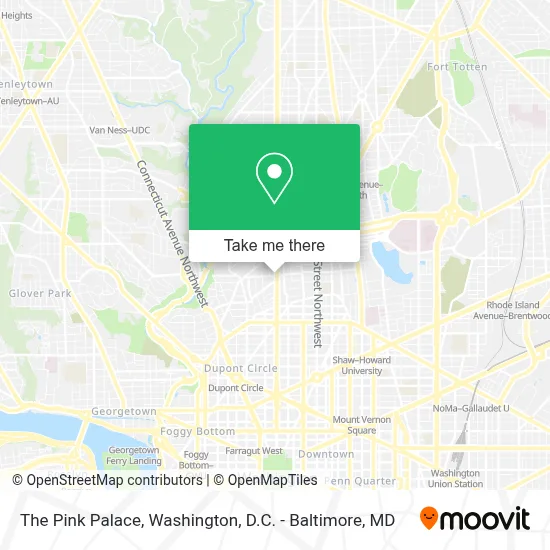 The Pink Palace map