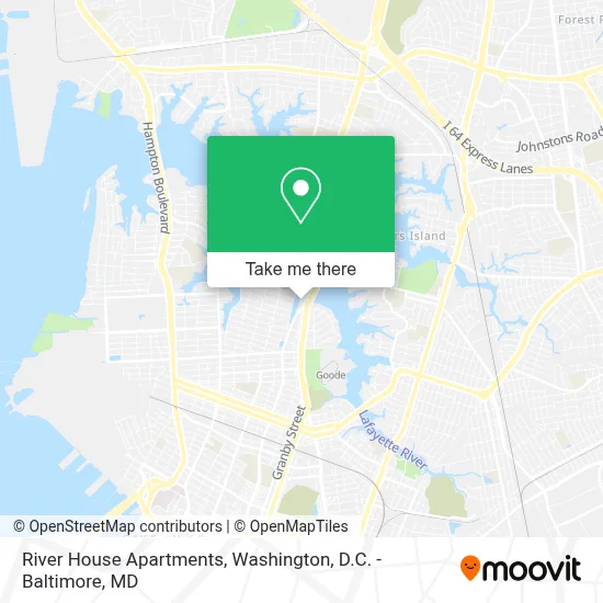 River House Apartments map