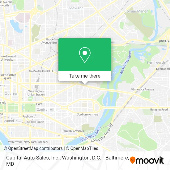 Capital Auto Sales, Inc. map