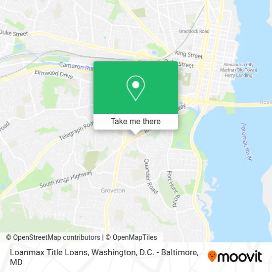 Loanmax Title Loans map