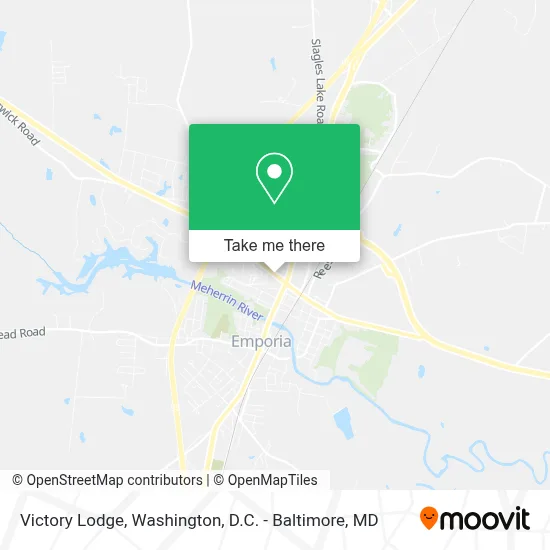 Victory Lodge map