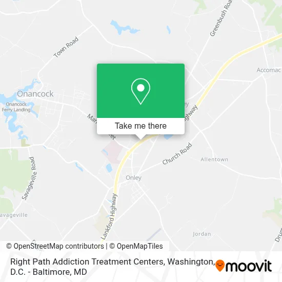 Right Path Addiction Treatment Centers map