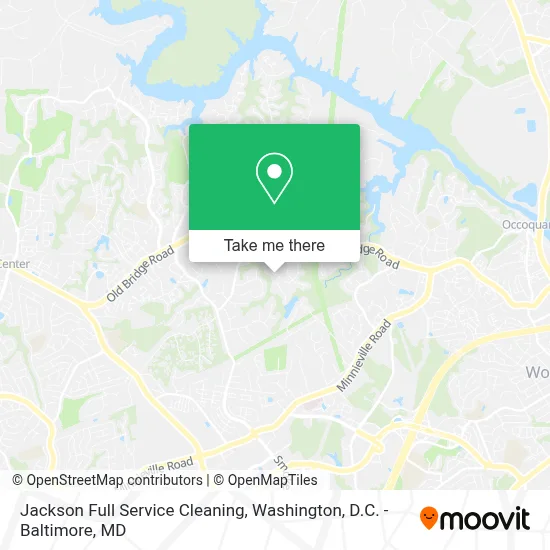 Jackson Full Service Cleaning map