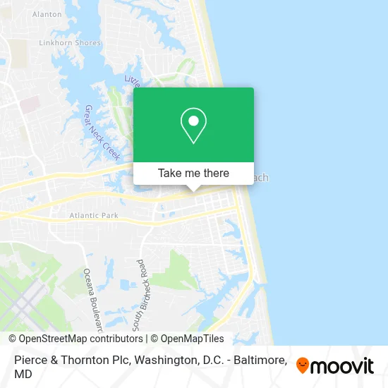 Pierce & Thornton Plc map