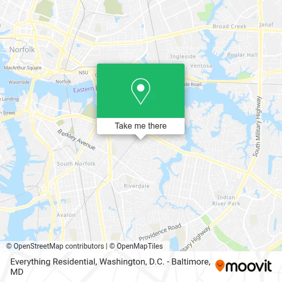 Everything Residential map