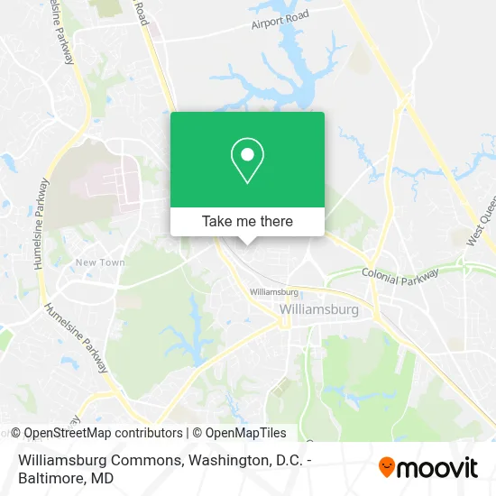 Williamsburg Commons map