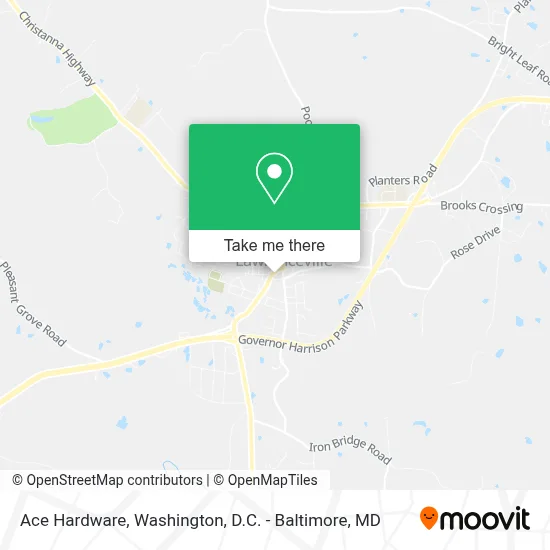 Ace Hardware map